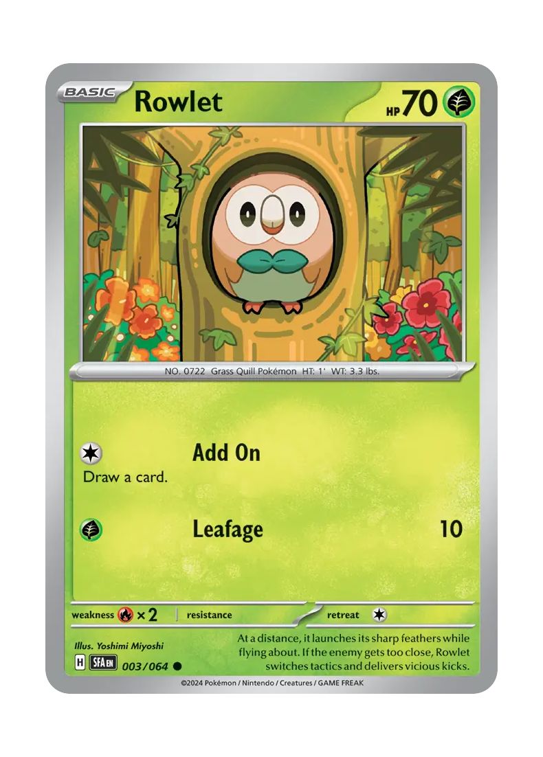 Rowlet (003/64) - Shrouded Fable