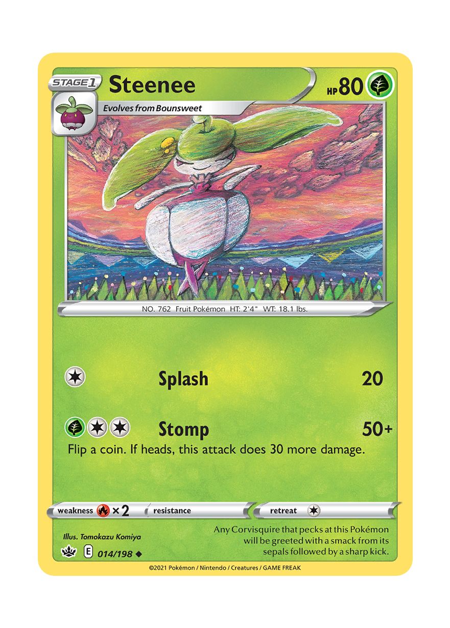 Steenee - Reverse Holo (014/198) - Chilling Reign