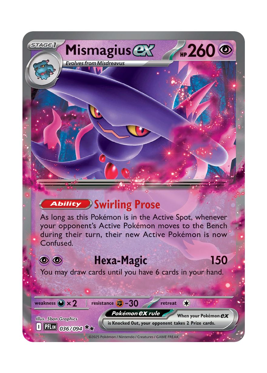 Mismagius ex (036/94) - Phantasmal Flames