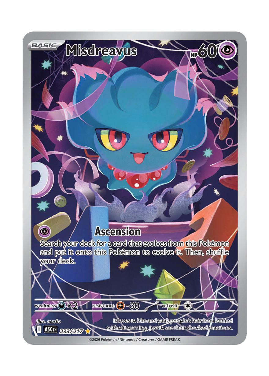 Misdreavus (233/217) - Ascended Heroes