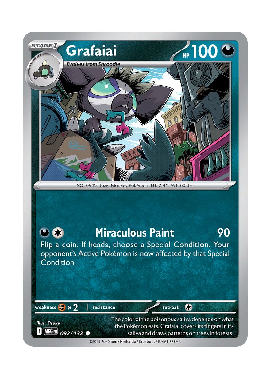 Grafaiai (092/132) - Mega Evolution