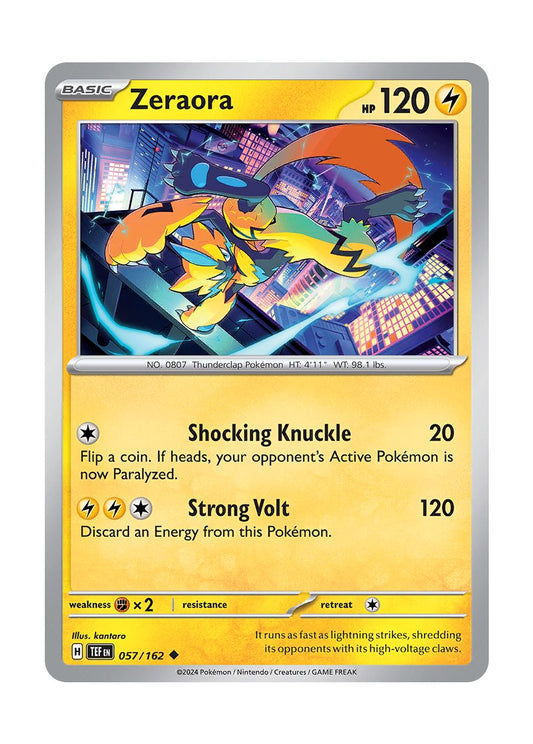 Zeraora - Reverse Holo (057/162) - Temporal Forces