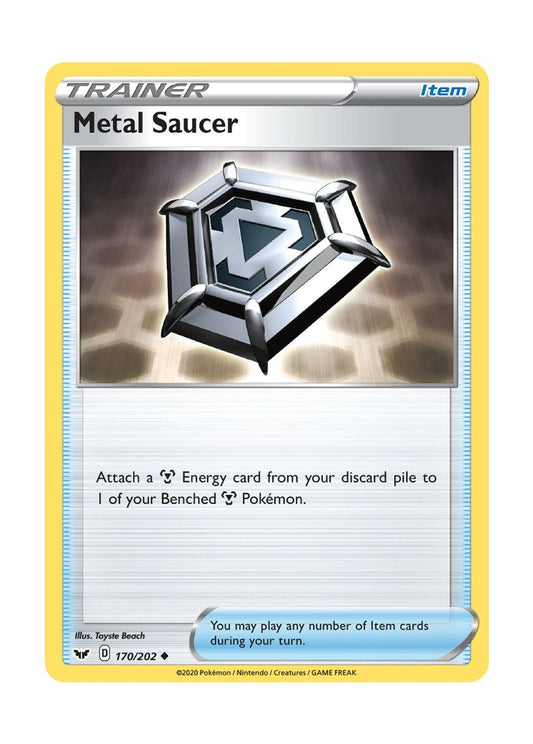 Metal Saucer - Reverse Holo (170/202) - Sword & Shield