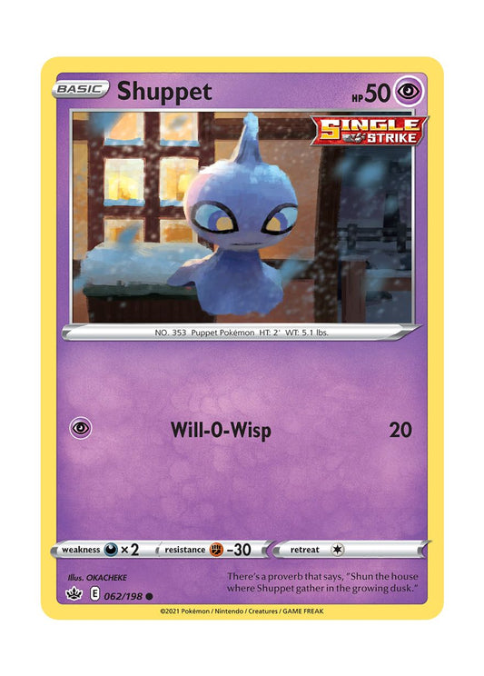Shuppet - Reverse Holo (062/198) - Chilling Reign