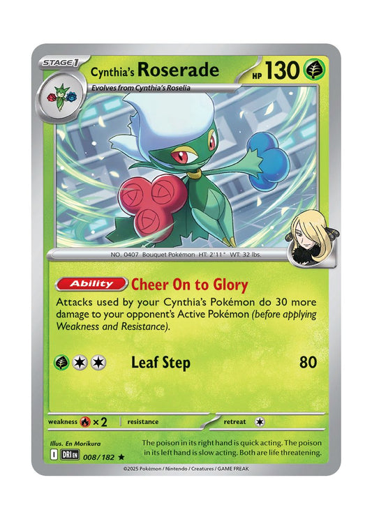 Cynthia's Roserade (008/182) - Destined Rivals