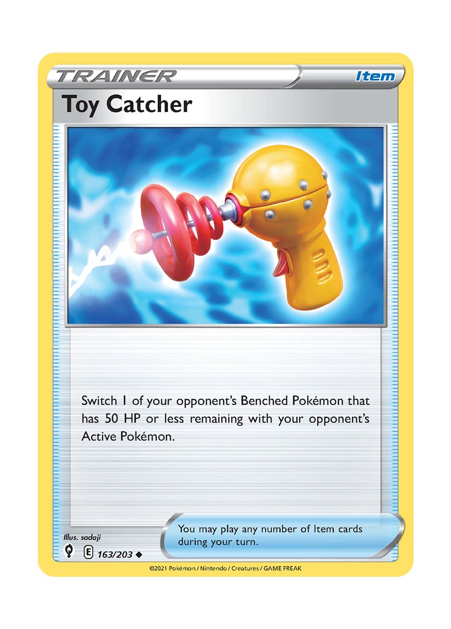 Toy Catcher - Reverse Holo (163/203) - Evolving Skies