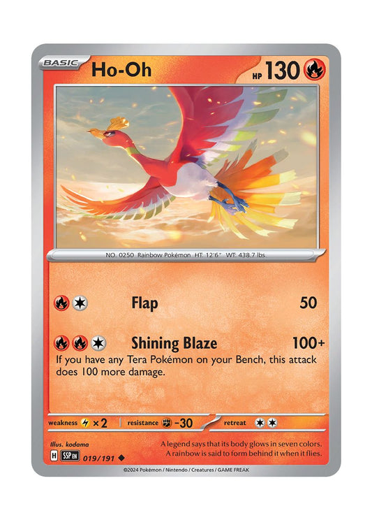 Ho-Oh (019/191) - Surging Sparks