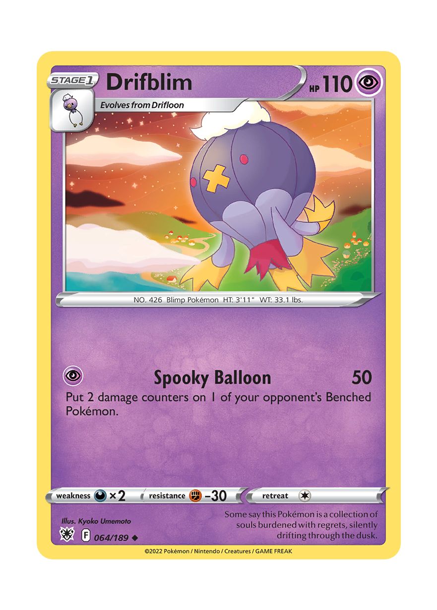 Drifblim - Reverse Holo (064/189) - Astral Radiance
