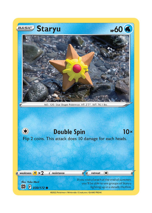 Staryu - Reverse Holo (030/172) - Brilliant Stars