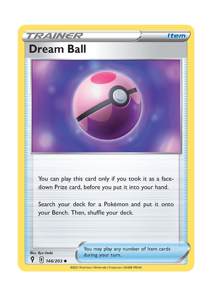 Dream Ball - Reverse Holo (146/203) - Evolving Skies