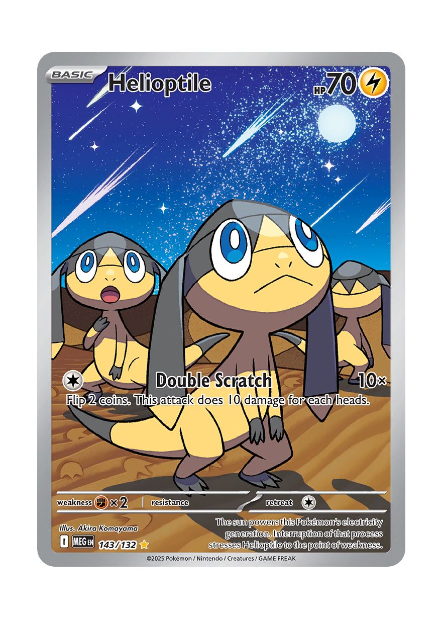 Helioptile (143/132) - Mega Evolution