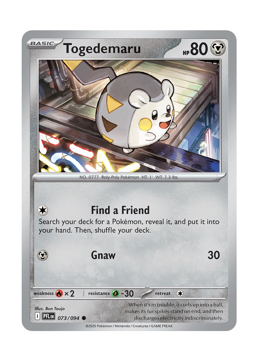 Togedemaru (073/94) - Phantasmal Flames