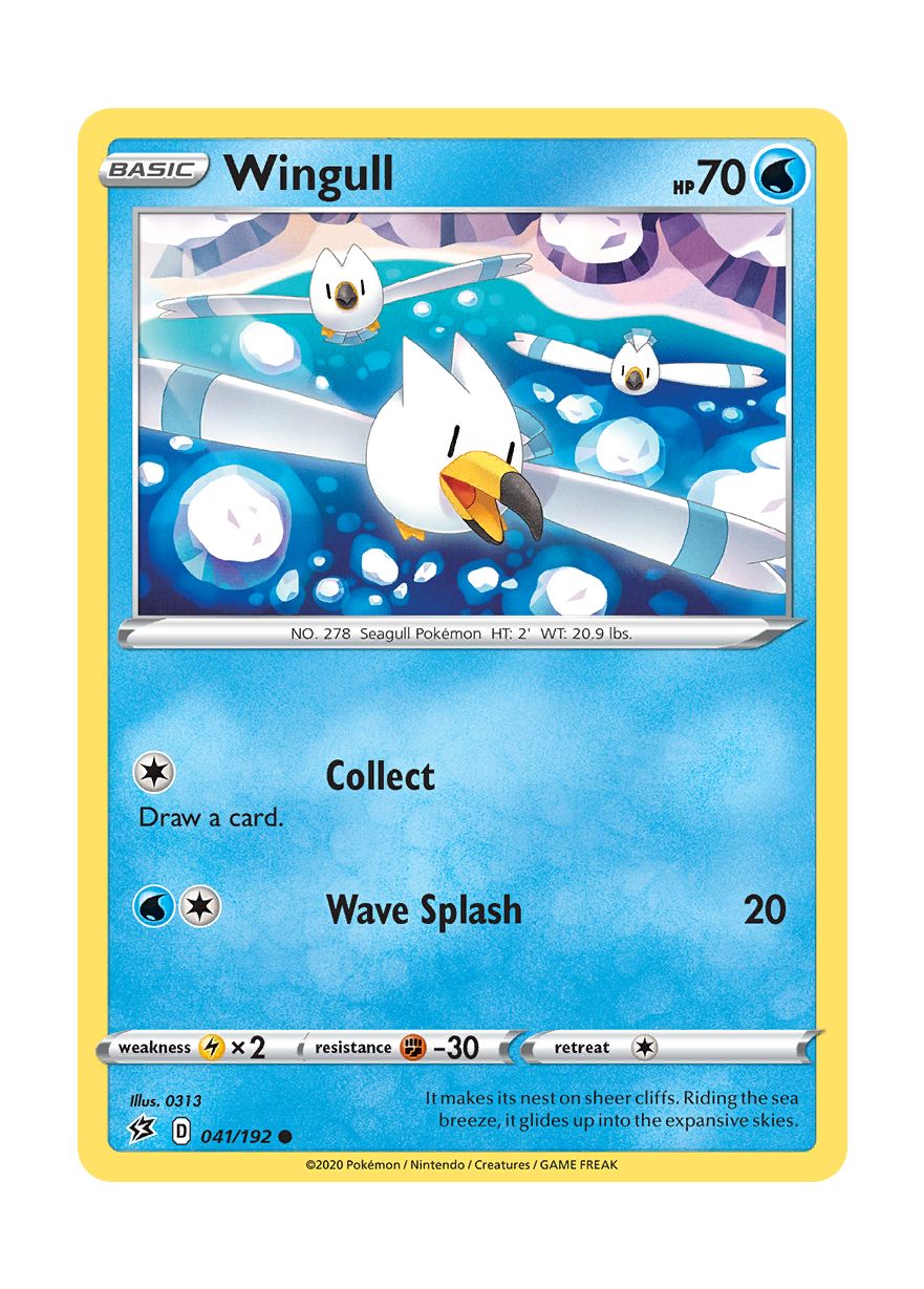 Wingull - Reverse Holo (041/192) - Rebel Clash