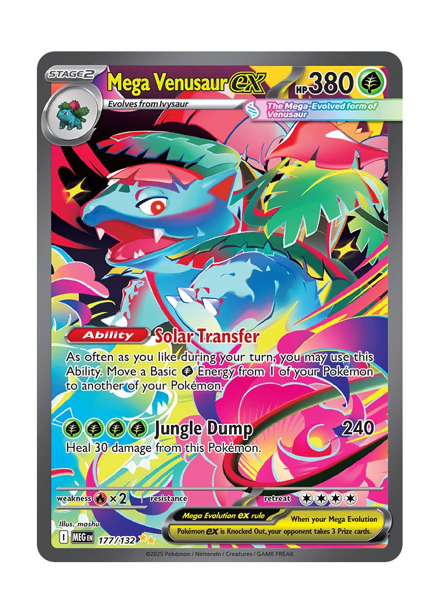 Mega Venusaur ex (177/132) - Mega Evolution