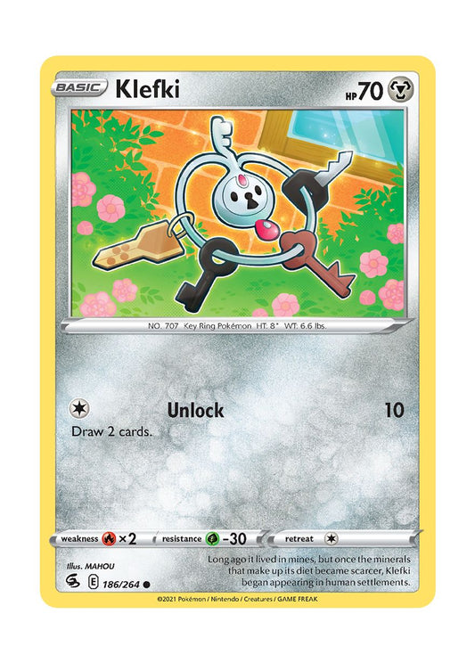 Klefki - Reverse Holo (186/264) - Fusion Strike