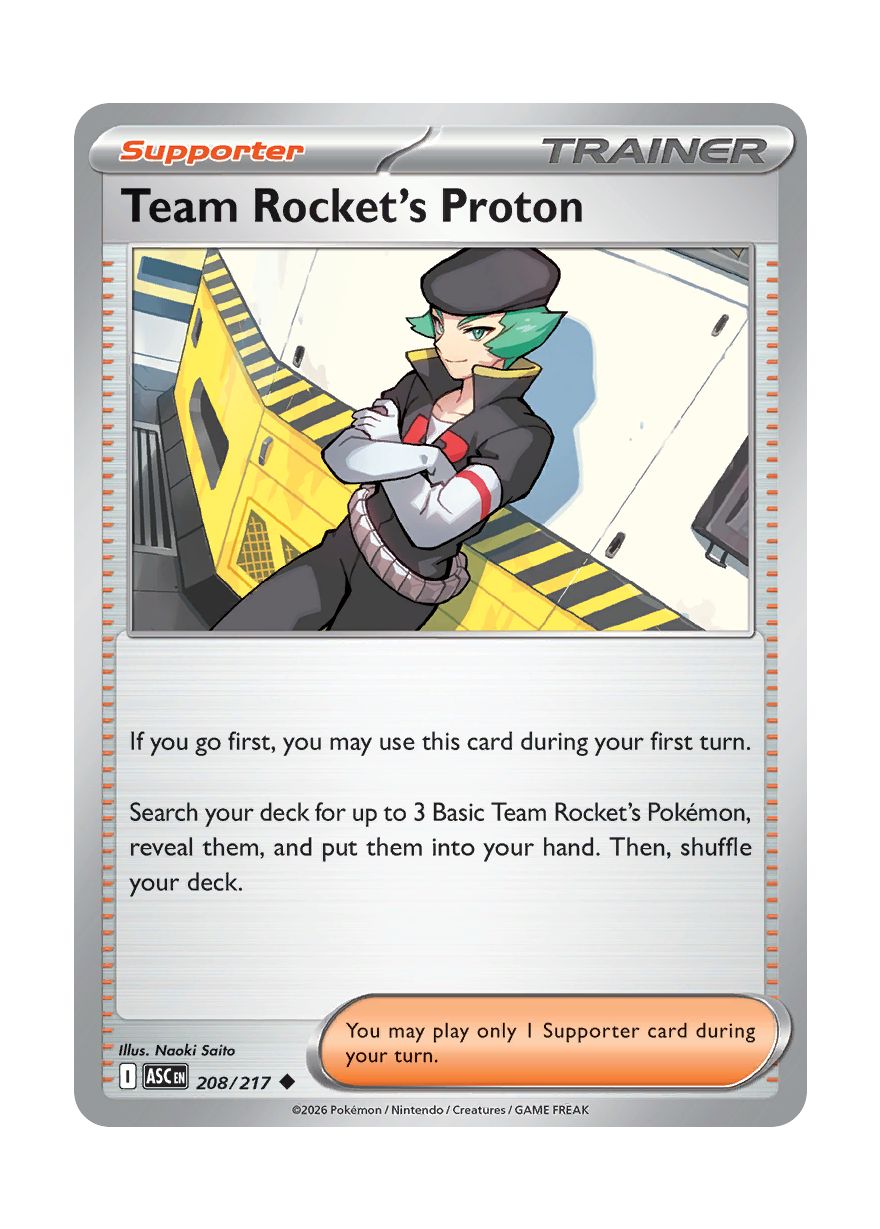 Team Rocket's Proton (208/217) - Ascended Heroes