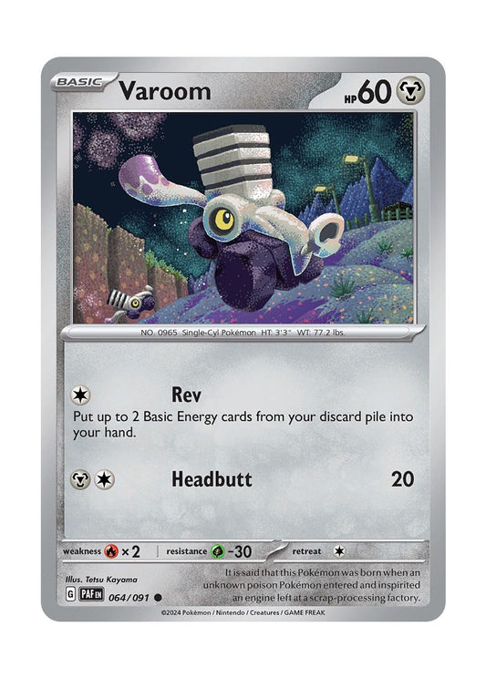 Varoom - Reverse Holo (064/91) - Paldean Fates