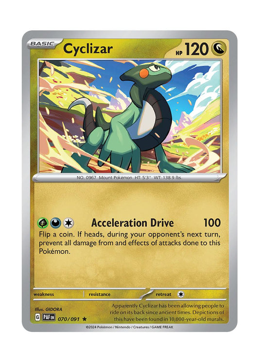 Cyclizar - Reverse Holo (070/91) - Paldean Fates
