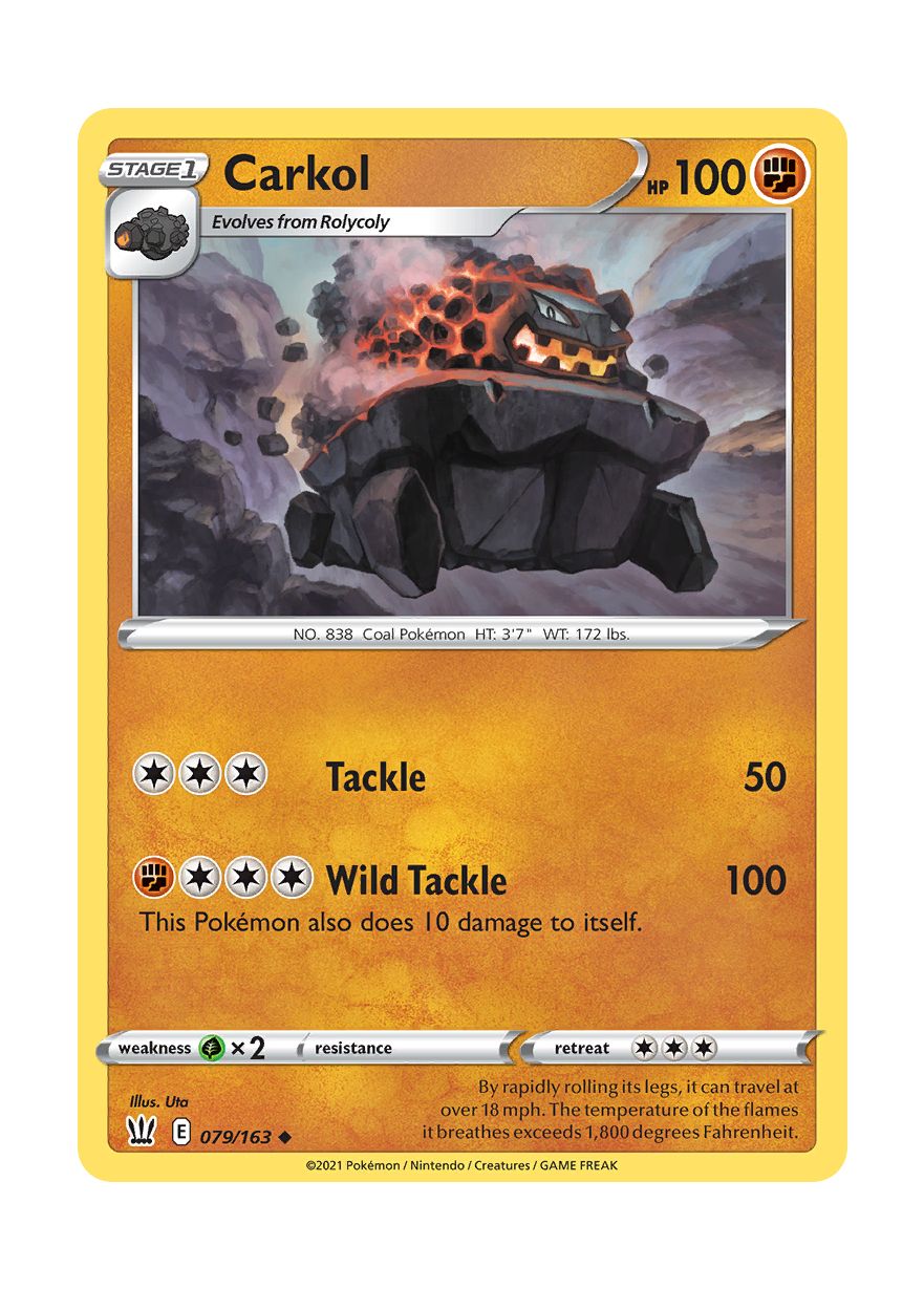 Carkol - Reverse Holo (079/163) - Battle Styles