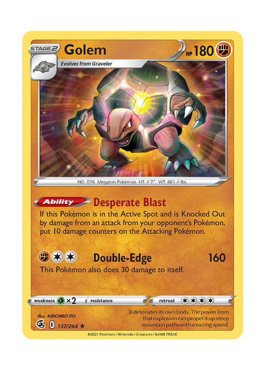 Golem - Reverse Holo (137/264) - Fusion Strike