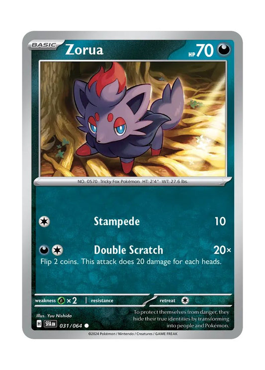 Zorua (031/64) - Shrouded Fable