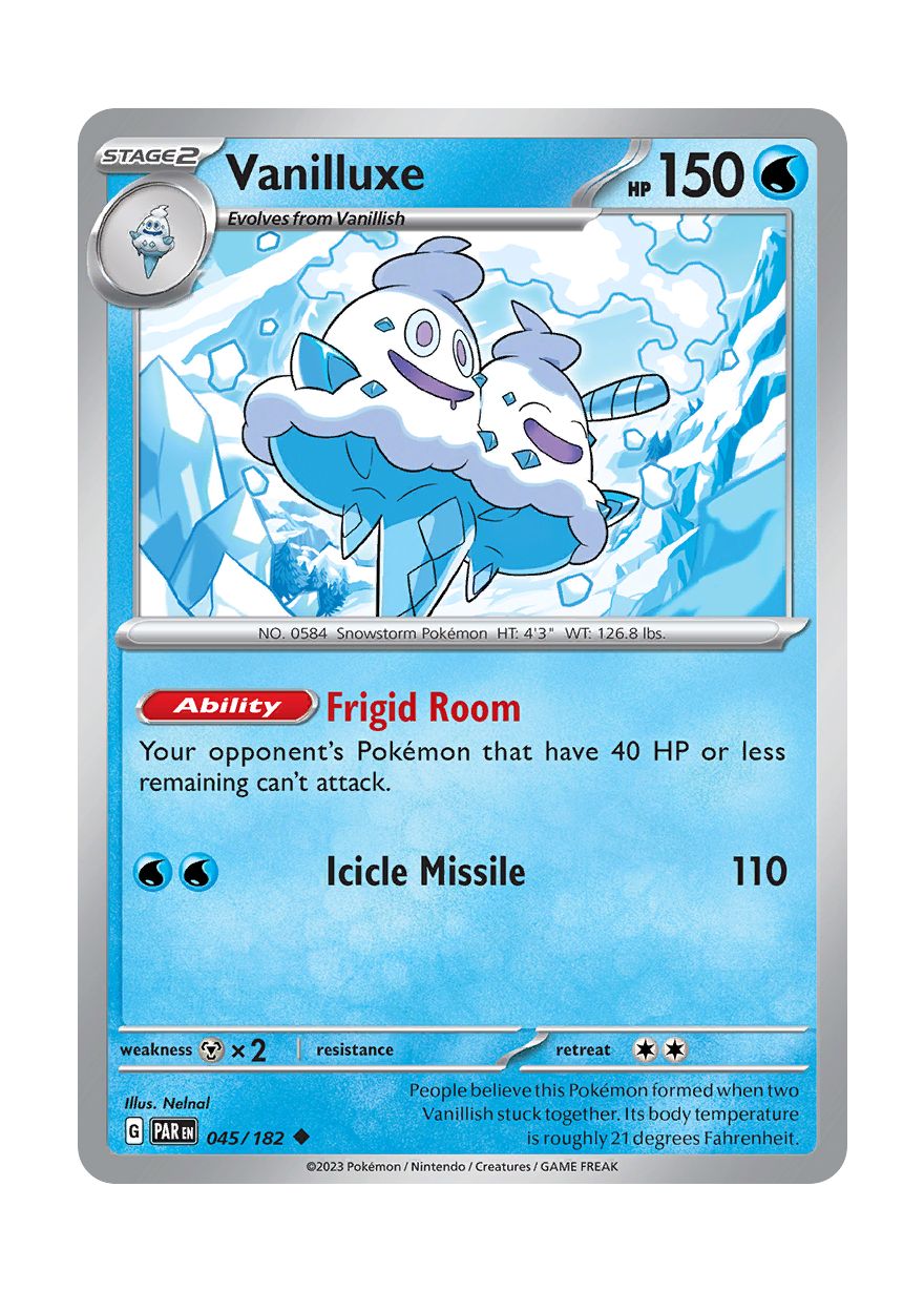 Vanilluxe - Reverse Holo (045/182) - Paradox Rift