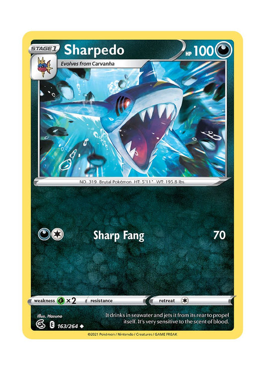 Sharpedo - Reverse Holo (163/264) - Fusion Strike