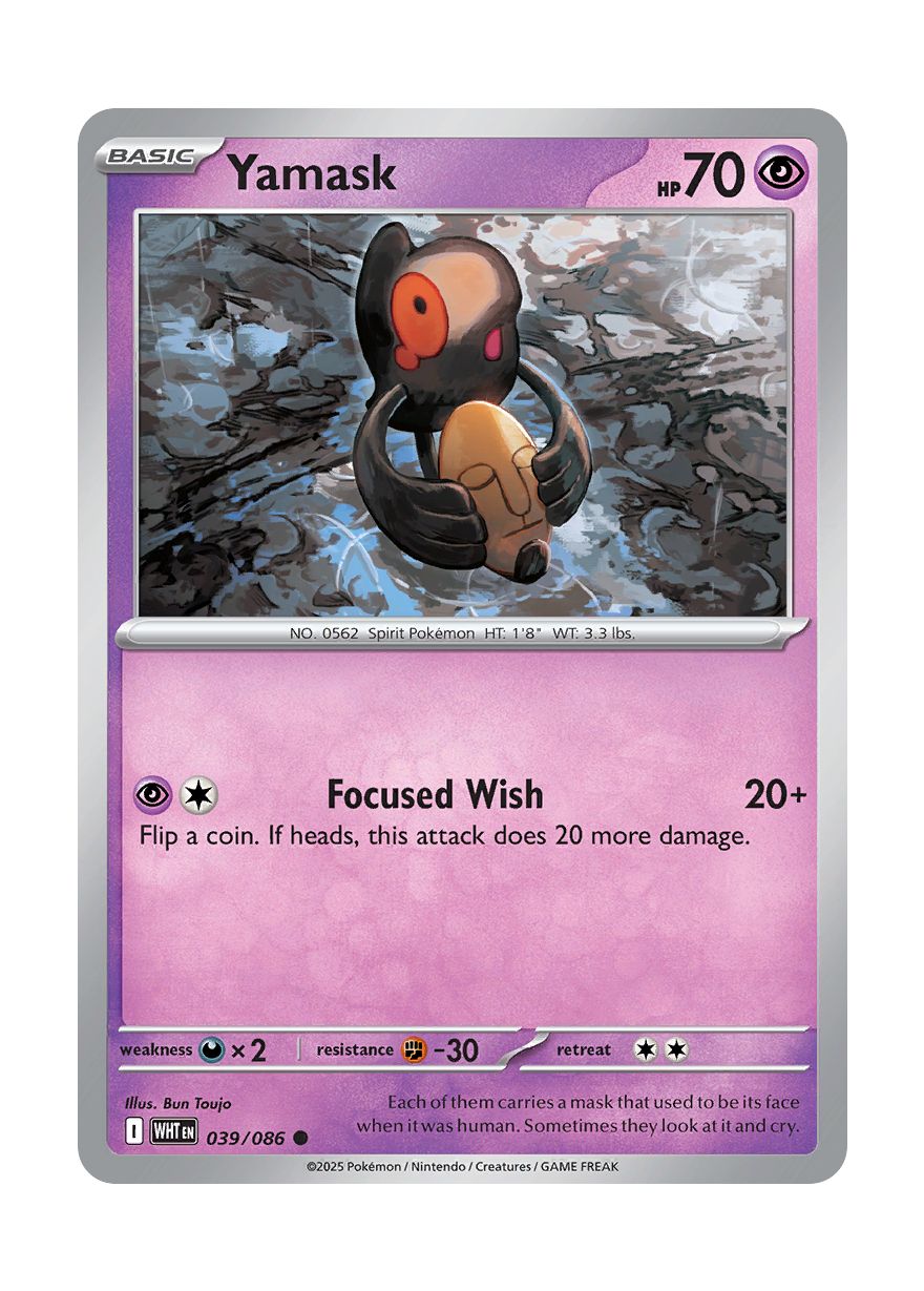 Yamask (039/86) - White Flare