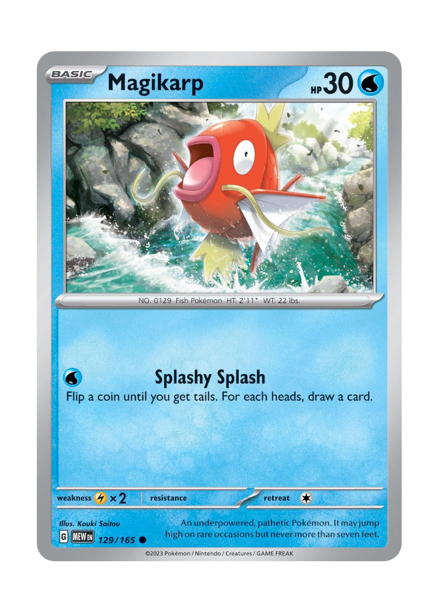 Magikarp - Reverse Holo (129/165) - 151