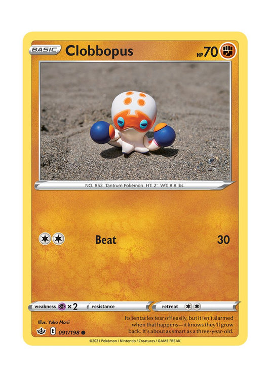 Clobbopus - Reverse Holo (091/198) - Chilling Reign