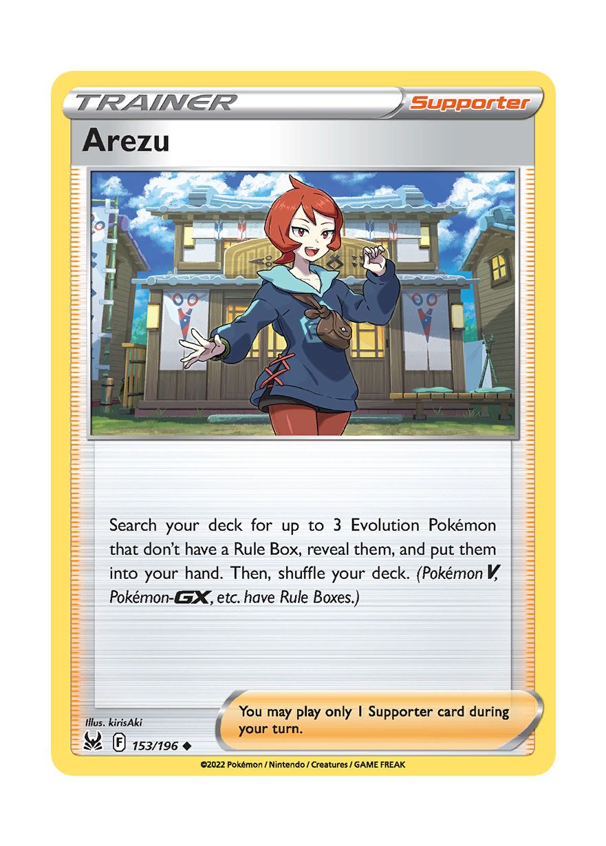 Arezu - Reverse Holo (153/196) - Lost Origin