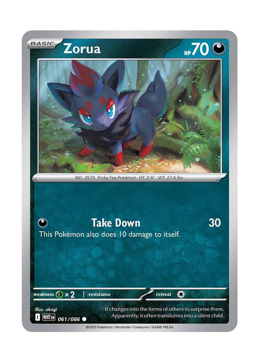 Zorua (061/86) - White Flare