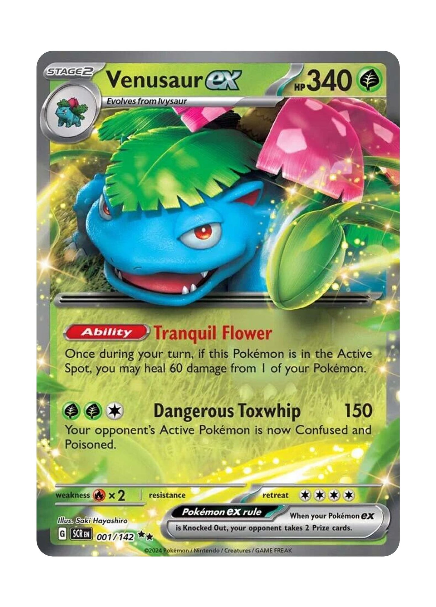 Venusaur ex (001/142) - Stellar Crown