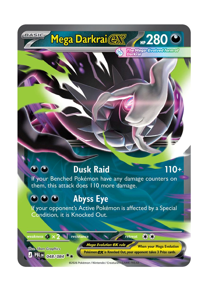 Mega Darkrai ex (048/84) - Pitch Black