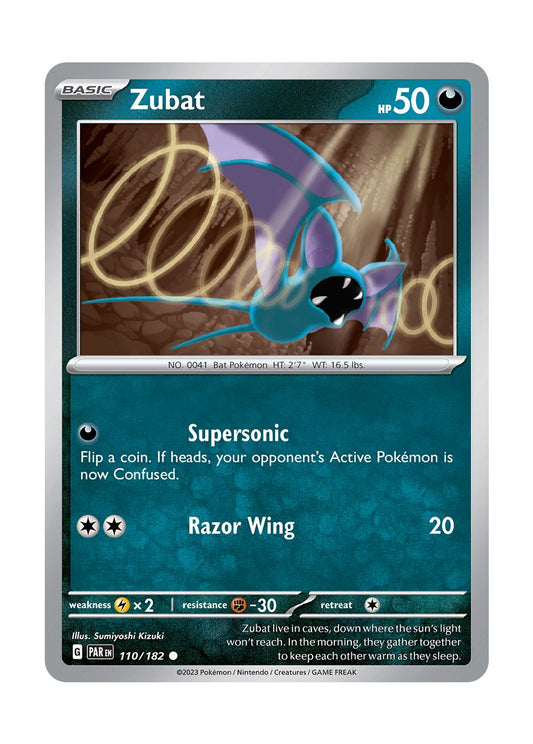 Zubat - Reverse Holo (110/182) - Paradox Rift