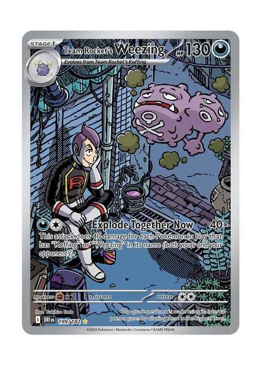 Team Rocket's Weezing (199/182) - Destined Rivals