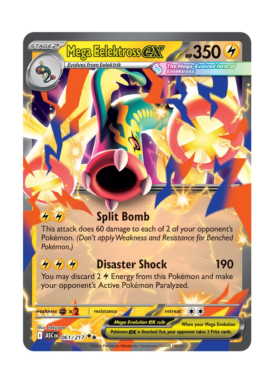 Mega Eelektross ex (061/217) - Ascended Heroes