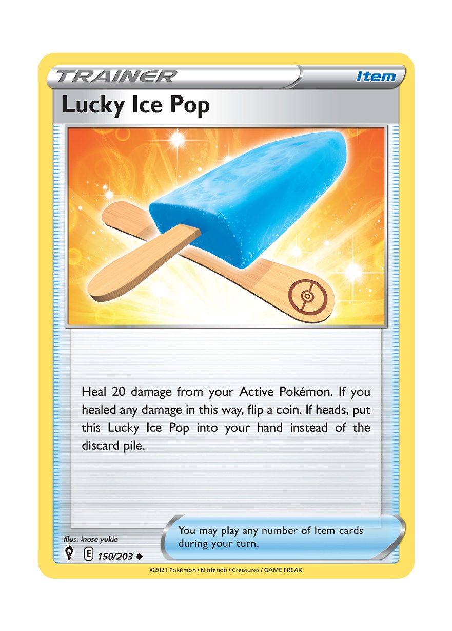 Lucky Ice Pop - Reverse Holo (150/203) - Evolving Skies