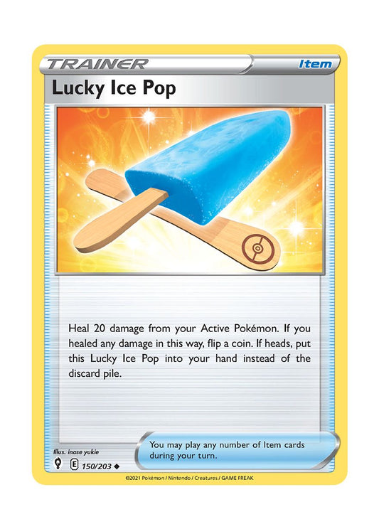 Lucky Ice Pop - Reverse Holo (150/203) - Evolving Skies