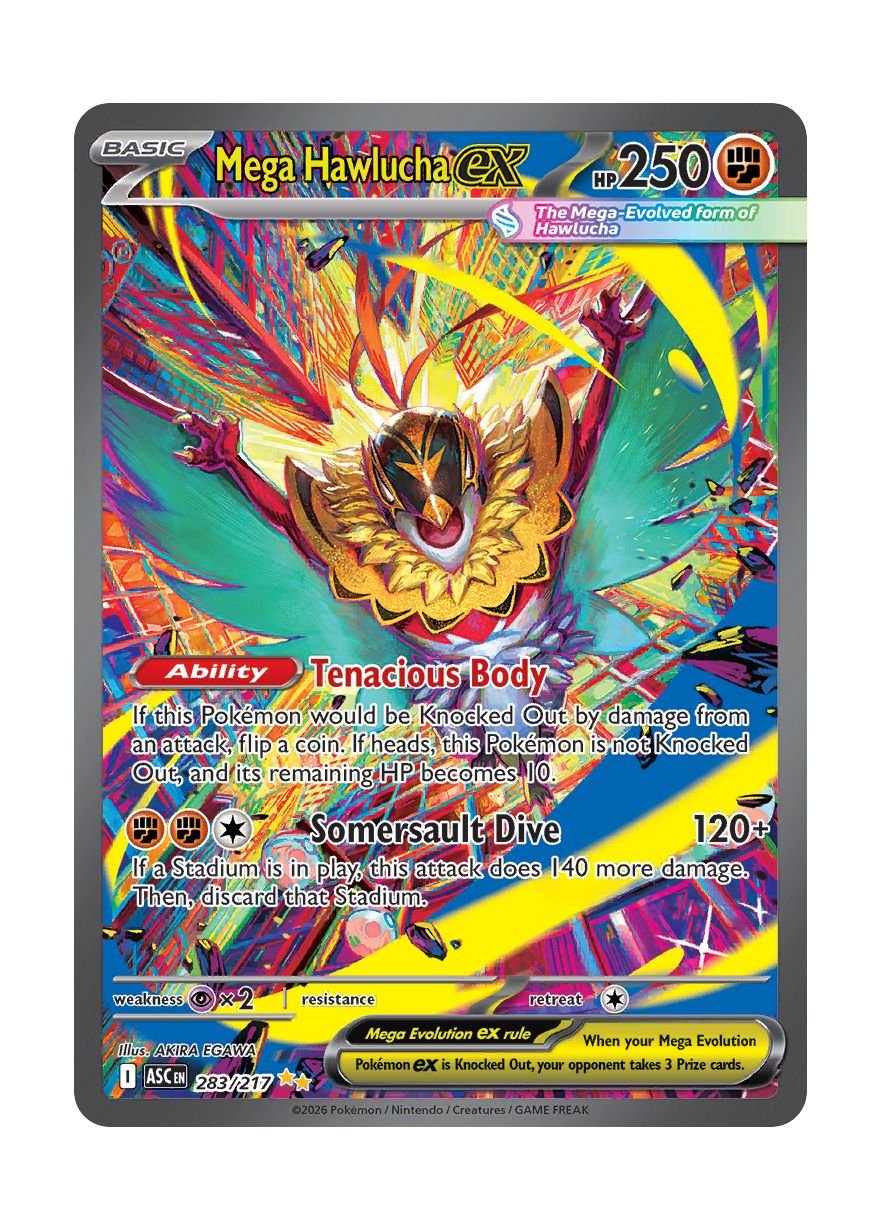Mega Hawlucha ex (283/217) - Ascended Heroes