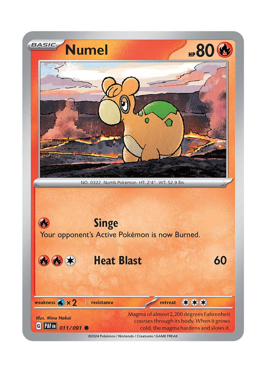 Numel - Reverse Holo (011/91) - Paldean Fates