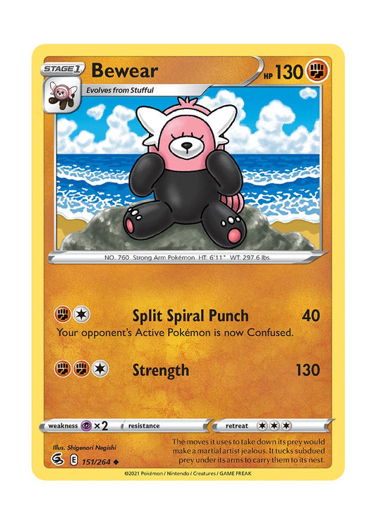 Bewear - Reverse Holo (151/264) - Fusion Strike