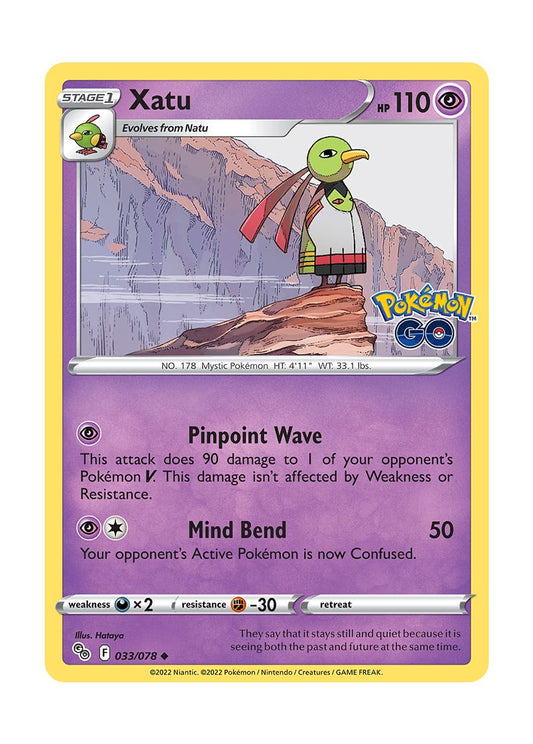 Xatu - Reverse Holo (033/78) - Pokémon GO