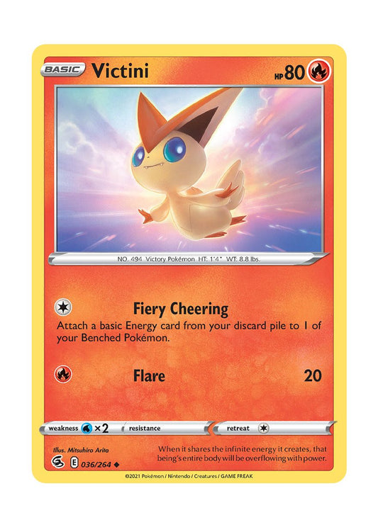 Victini - Reverse Holo (036/264) - Fusion Strike