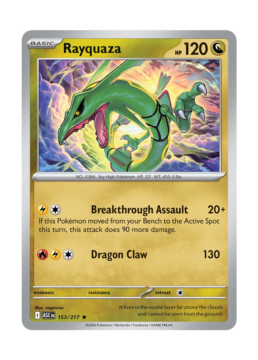Rayquaza (153/217) - Ascended Heroes
