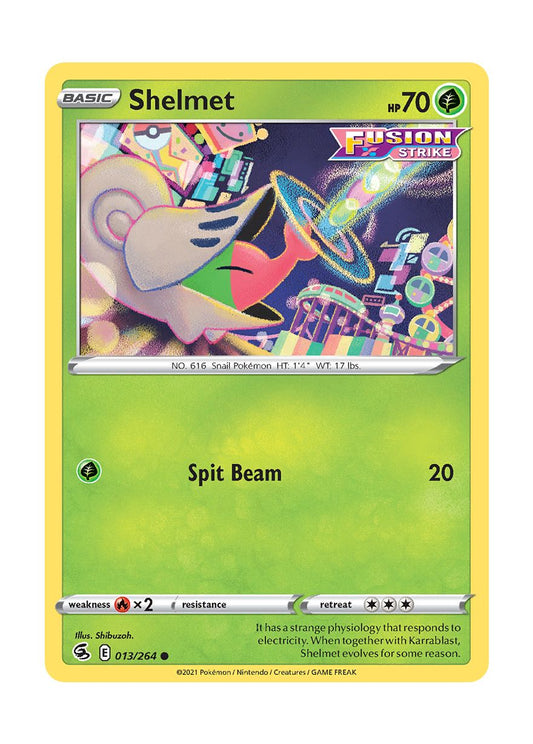 Shelmet - Reverse Holo (013/264) - Fusion Strike