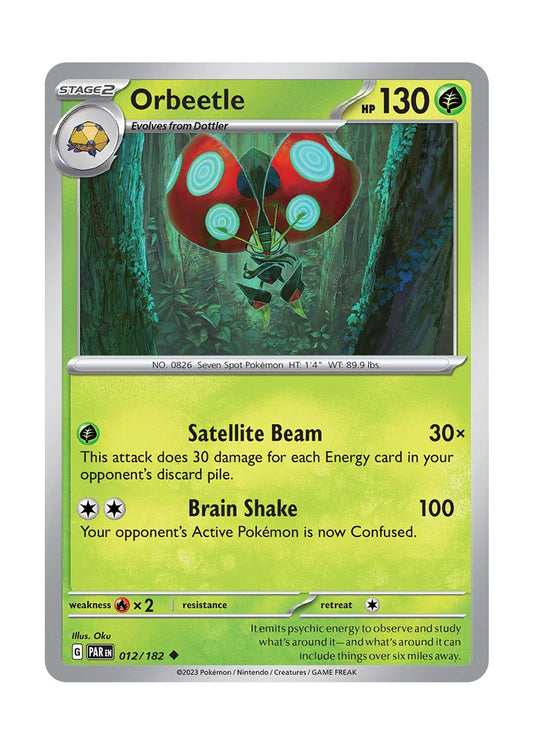 Orbeetle - Reverse Holo (012/182) - Paradox Rift