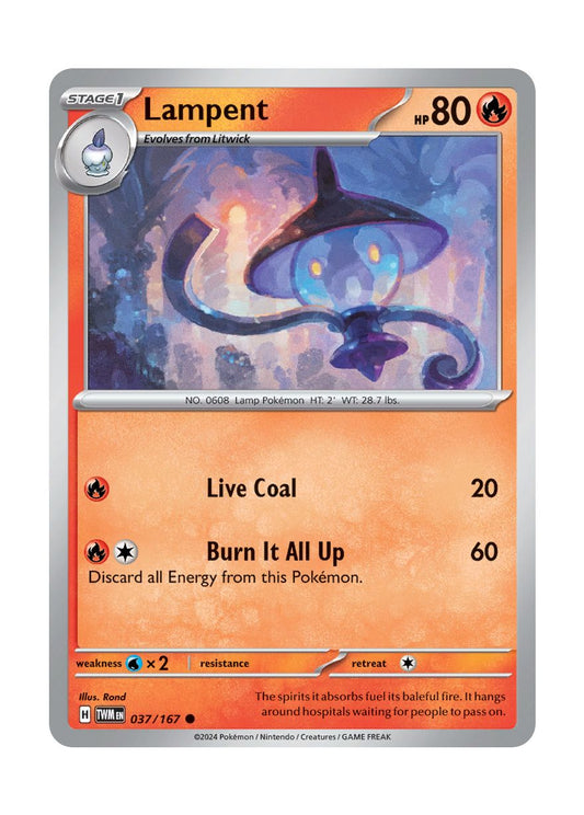 Lampent (037/167) - Twilight Masquerade