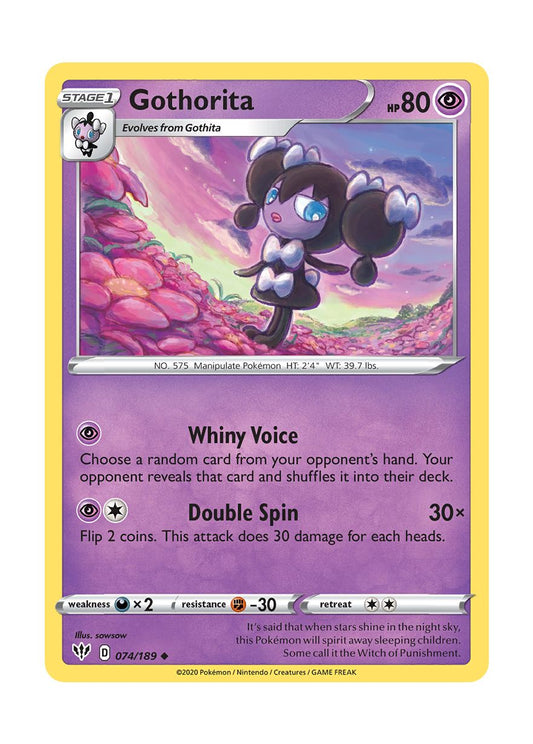 Gothorita - Reverse Holo (074/189) - Darkness Ablaze