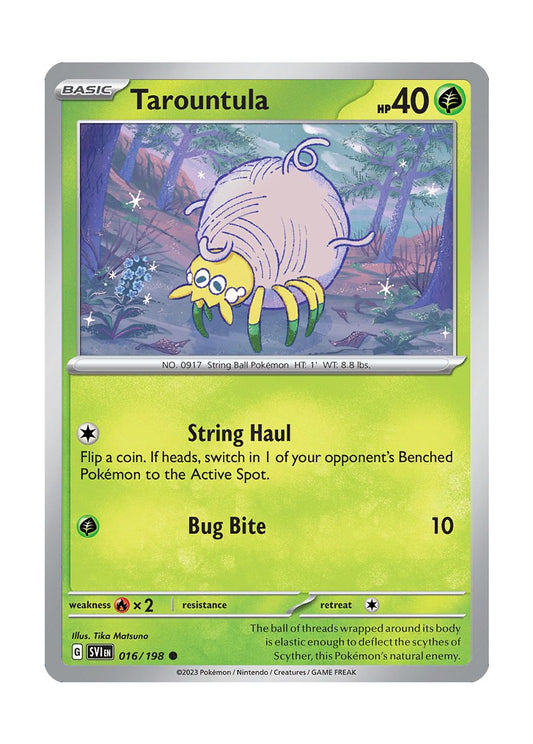 Tarountula - Reverse Holo (016/198) - Scarlet & Violet